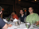 Dinner at the Venetian (jdmetz on right)