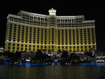 The Bellagio at night