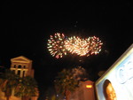 Fireworks over Caesar's palace