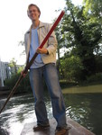 Blaise punting on the Cam